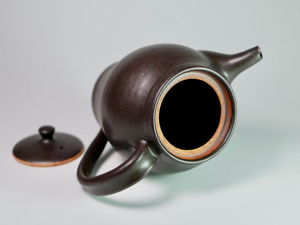 Black matte teapot (medium)