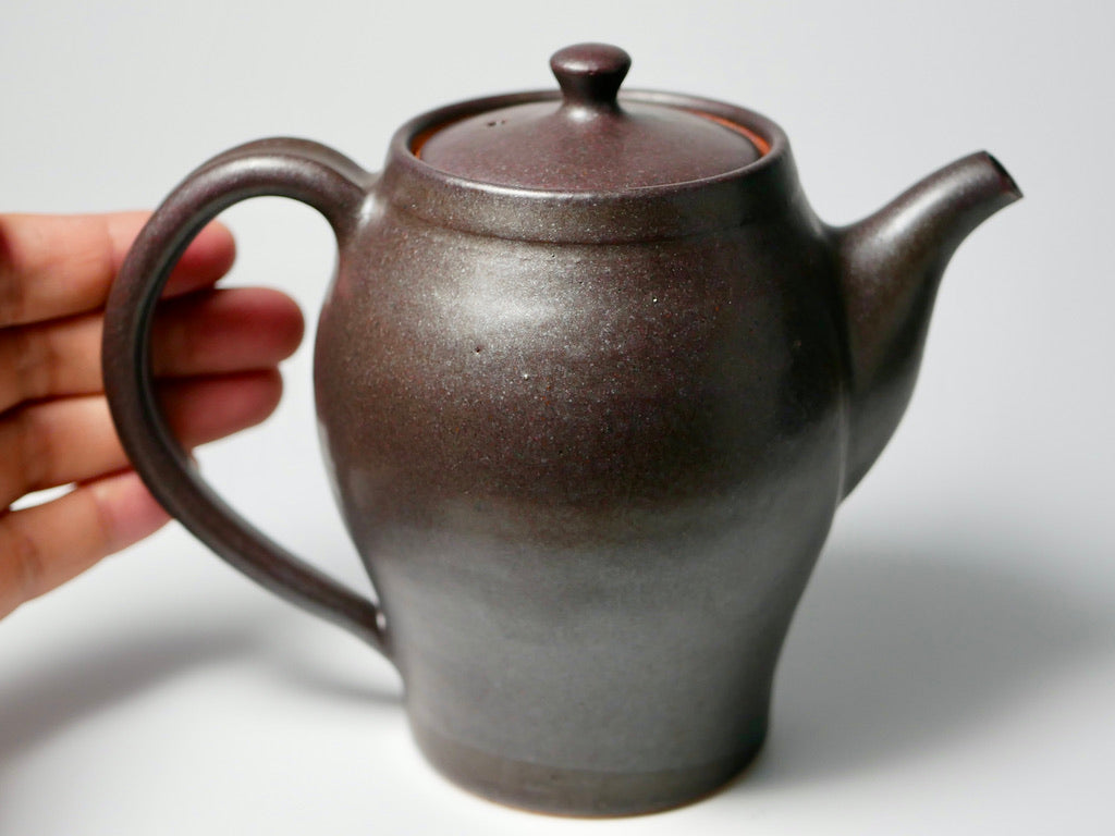 Black matte teapot (medium)