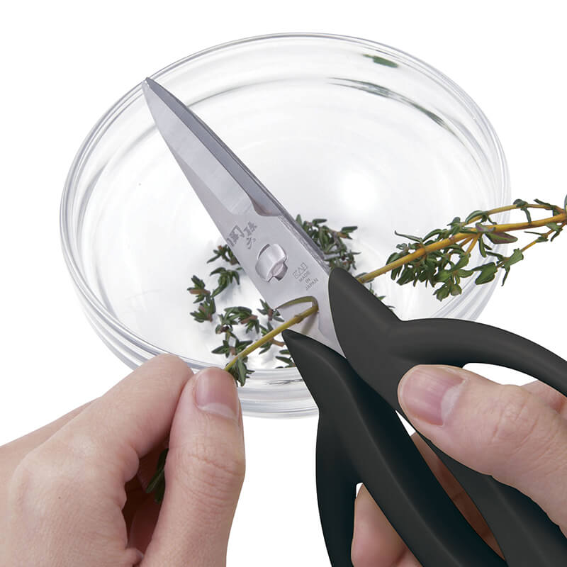 Japanese Short Blades Kitchen Scissors, Seki Magoroku