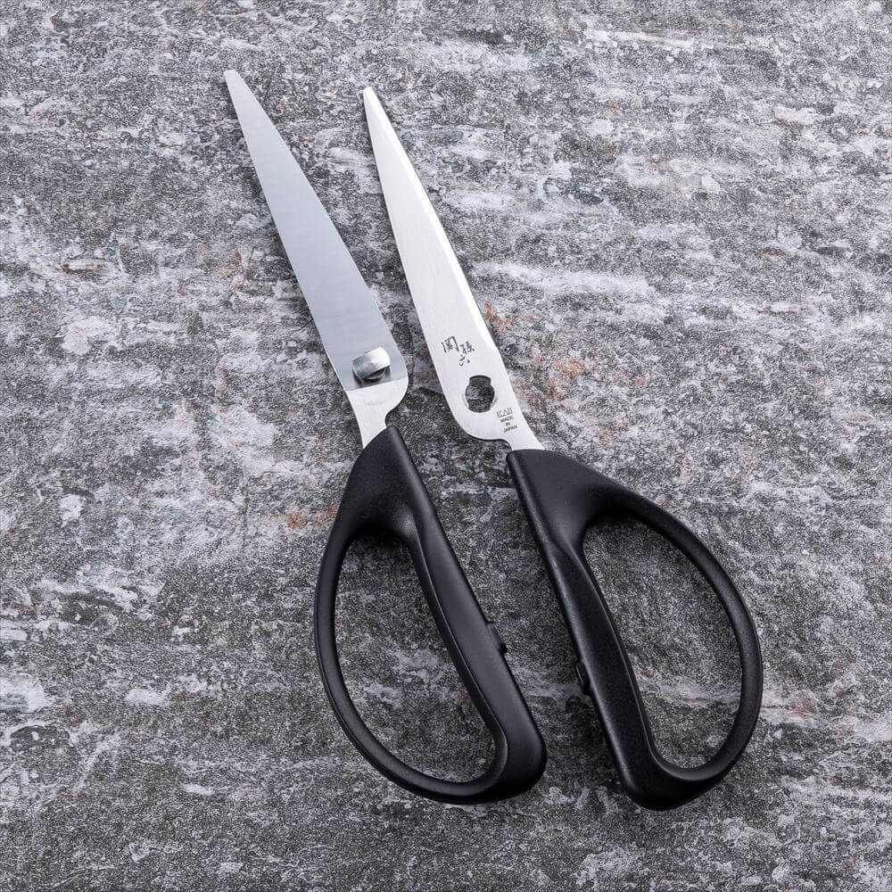 Straight Blades Japanese Kitchen Scissors, Seki Magoroku