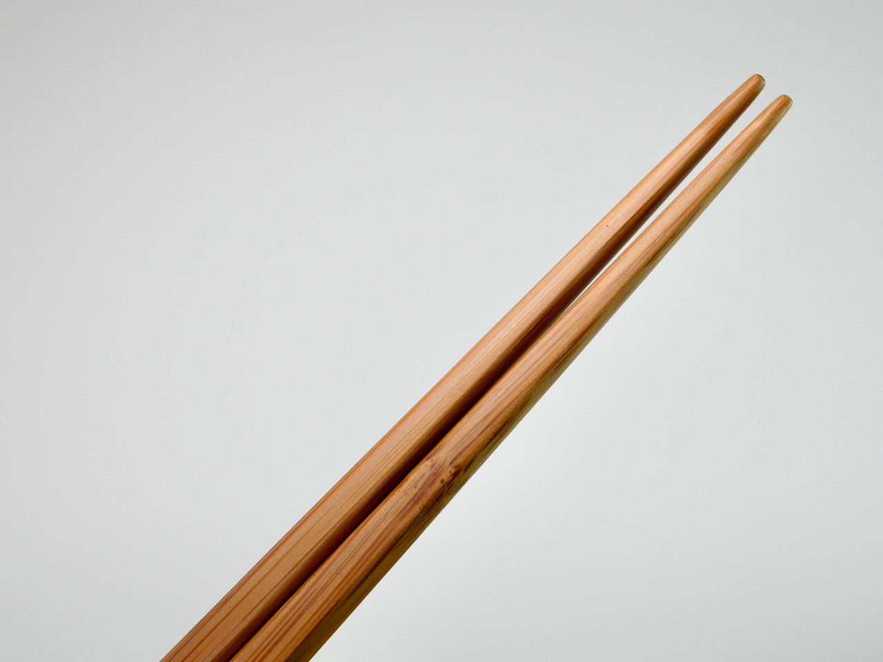 Sharpened bamboo chopsticks