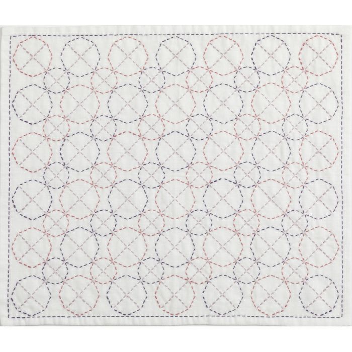 Sashiko Fabric -Hakkaku Tsunagi