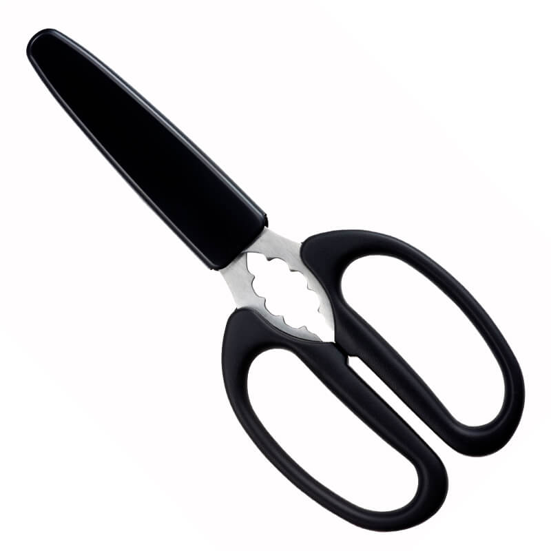 Portable Japanese Kitchen Scissors With Cap, Seki Magoroku