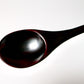 Large round urushi lacquer spoon